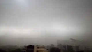 Dust storm in #Noida