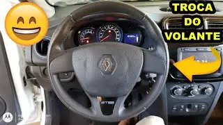 COMO TROCAR O VOLANTE DO SANDERO/LOGAN