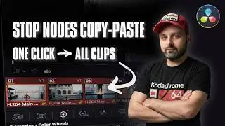 Color Grade Multiple Clips Instantly: DaVinci Resolve Clip Groups Workflow