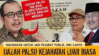 🔴LIVE‼️GUNAKAN IJAZAH PALSU UNTUK JADI PRESIDEN, DWI CAHYO: JOKOWI LAKUKAN KEJAHATAN LUAR BIASA