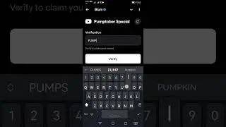 BLUM - Pumptober Special answer #blum #code #blumtoken