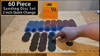 NYXCL 60Pcs 2 inch Quick Change Sanding Discs Set