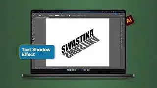 Text Shadow Effect | Illustrator Tutorial for Beginners