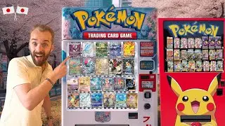 JE DECOUVRE LES DISTRIBUTEURS DE CARTES POKEMON AU JAPON ! GROSSE DINGUERIE OU PIRE SCAM ? INSANE !