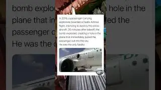 In 2016, a passenger carrying explosives boarded a Daallo Airlines flight,#usa #shorts