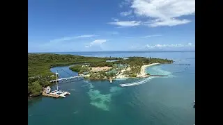 360 Video: Mahogany Bay Beach Magic Flying Chair Ride