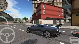 HD high quality graphics Lamborghini car game USA, Brazil new city location 🇺🇸 #usa.