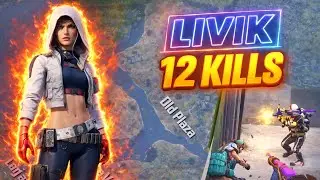 OP LIVIK CLUTCH 🔥 12 KILLS | BGMI