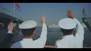 Highlights - Foreign Ships arrival for Exercise AMAN 2025