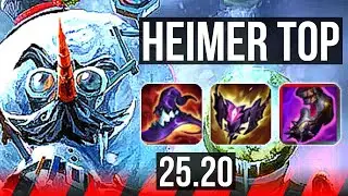 HEIMERDINGER vs IRELIA (TOP) | 17 solo kills, 53k DMG, Legendary | EUW Master | 25.20