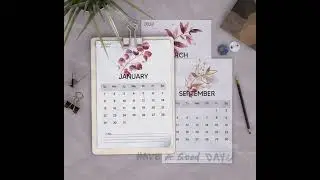 2023 Printable Monthly Calendar #etsyseller #2023calendar #newyear2023