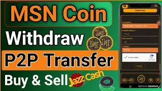 MSN Coin withdraw|| MSN Coin P2P Transfer|| MSN Coin Buy & Sell Start|| MSN Wallet|| MSN Coin
