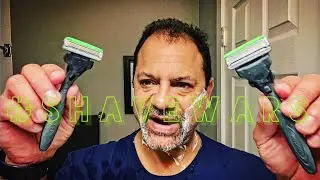 Schick HYDRO Skin Comfort &mdash; What&rsquo;s better 3 blades or 5?  &mdash; average guy tested #APPROVED #ShaveWars