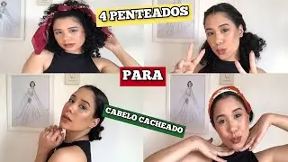 COMO FAZER PENTEADO NO CABELO CACHEADO | PASSO A PASSO #cabelocacheado #penteadosfaceis #cachos