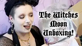 The Witches Moon Unboxing #23 - Witchy Subscription Box! | Toxic Tears