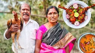 నాటుకోడి వేపుడు | Natukodi Vepudu | Country Chicken fry | Chicken curry Recipe | Parvathamma Kitchen