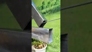 Canopy roof frame reinforcement angle and cutting techniques #fabrication #technique #weld #skills