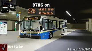 (SCBCTA Roblox) 2008 Nova Bus LFS Gen 2 9786 on 228 Grand Blvd to Lynn Valley
