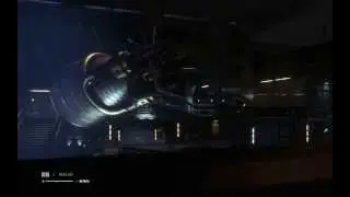 Alien: Isolation Gameplay. First Encounter With The Xenomorph.