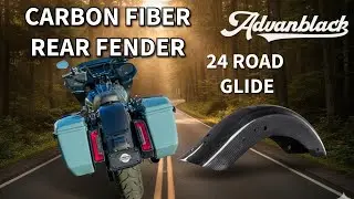 How to Install Advanblack Carbon Fiber Rear Fender | Harley Touring