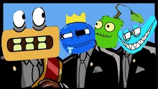 RAINBOW FRIENDS Vs WUBBOX /part 2/ -  Coffin Dance COUB #rainbowfriends #coffindance #coub