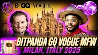 🇮🇹 [4K] MILAN, ITALY - 2025: BITPANDA GQ VOGUE MILAN FASHION WEEK PARTY VLOG | EXCLUSIVE EVENT