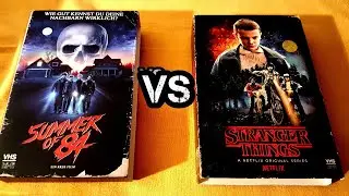 STRANGER THINGS S1 VHS Collector's Edition VS SUMMER OF 84 Limited VHS Edition