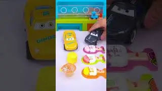 Toys And Snacks McQueen Cars - ASMR #mcqueen #shorts #review