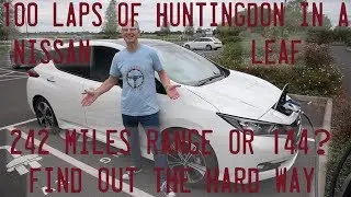 How far can a Nissan Leaf go? 100 laps of Huntingdon ring road