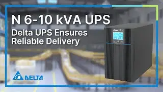 Delta UPS: Less Downtime, More Delivery | N 6-10 kVA UPS
