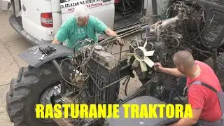 RASTURANJE BELARUS TRAKTORA na tri dela  - TOTALNA DEMONTAŽA   evo kako i zašto - KAKAV ALAT