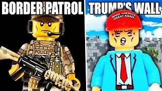 I built TRUMP'S WALL in LEGO...