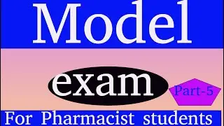 PART-5 | Question and Answer for pharmacist | License Exam | Exit Exam |