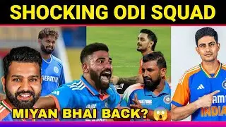 Miyan Bhai Comeback! 😱 Team India ODI Selection BIG Update | Gill Captain?