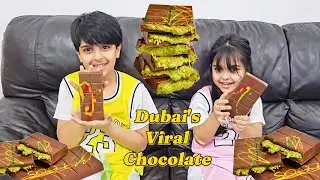 Dubai's Viral Kunafa Chocolate!! 🍫  Dubai Chocolate| chupa chups bubble gum drink and more!!