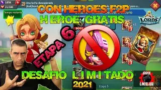 DESAFIO LIMITADO ETAPA 6 DESASTRE OSCURO ASTRE MUÑECA MECANICA Sin Caballera Rosa LORDS MOBILE