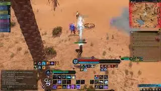 Group vs Group pvp in the desert - ashes of creation