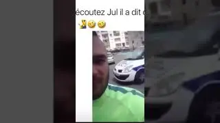 &Eacute;couter se qu&rsquo;il a dit Jul sur la police 😂🤣🤣#Shorts