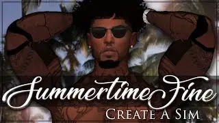 The Sims 4 Create A Sim: Summertime Fine😍 + CC List