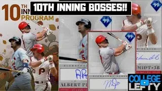 Signature Series MIKE SCHMIDT, ALBERT PUJOLS, & MIKE TROUT are the 10th Inning BOSSES!