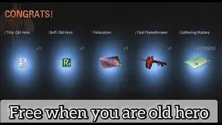 OLD HERO TITEL LIFE AFTER | BENIFIT | FREE ITEMS | How to be old hero - Life after