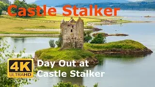 A day out at Castle Stalker - Appin - Scotland.