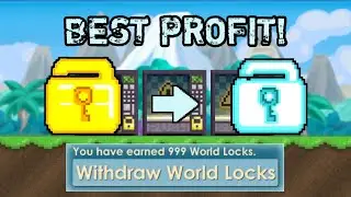 BEST PROFIT METHOD USING ONLY 4 WLS 🤑 (NO FARMING!!!) | Growtopia How TO Get Rich 2025