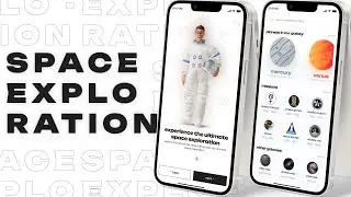 Episode 03 - Space Exploration App Onboarding Screens
