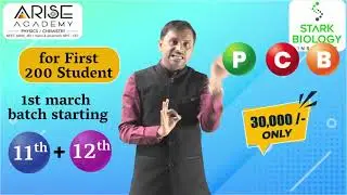 Arise Academy & Stark Biology Institute | PCB | NEET |