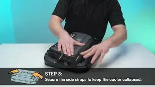 How to Collapse the Titan 40 Can Collapsible Zipperless&trade; Cooler