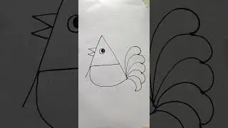 #how to draw easy drawing cock #shorts