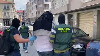 Gran despliegue de la Guardia Civil en varios puntos de Ourense