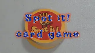 HOW TO PLAY FUN FAMILY CARD GAME SPOT IT #cardgame #games #spotit #childrengame #esl #boardgames