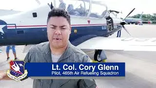 Aviation career education students visit Tinker AFB